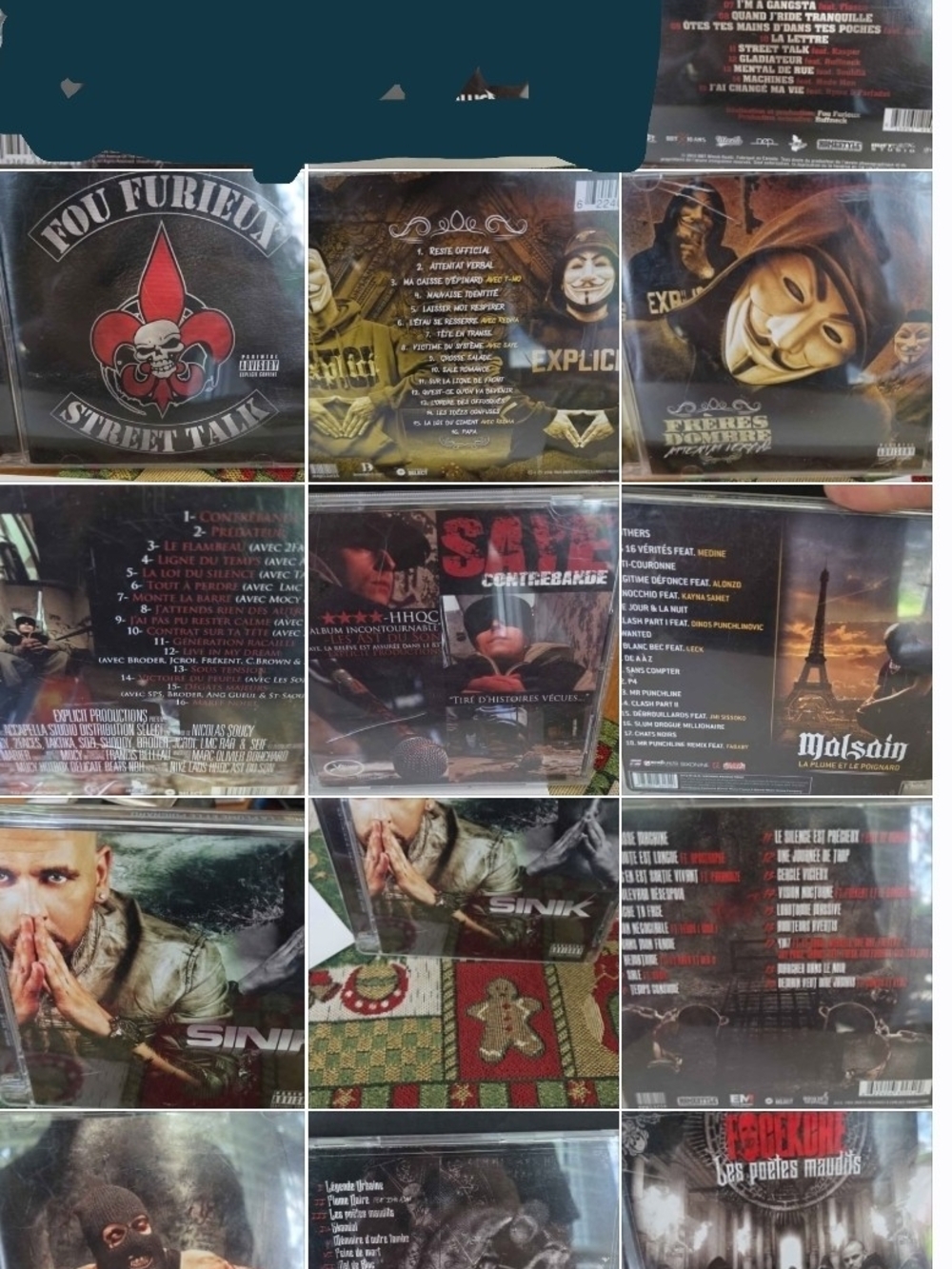 6 Rap Cd En Francais